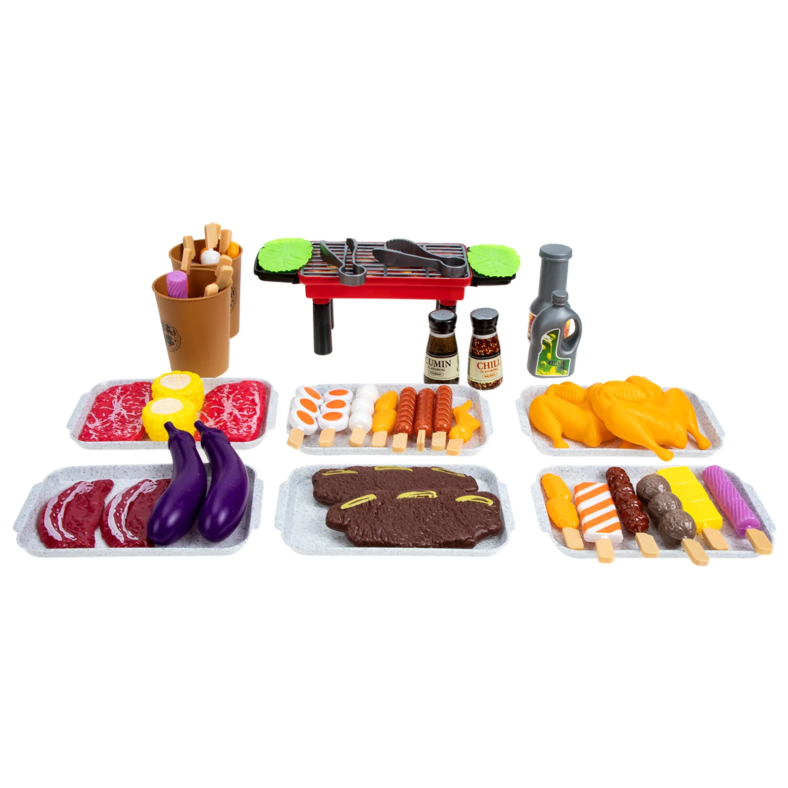 

Детская игрушка, кухонный гриль, Playbbqset, игрушки, аксессуары, кулинарный игровой набор, барбекю, ролевые рождественские имитации кемпинга, по...