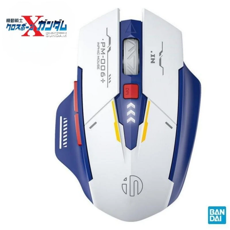 

Gundam Mecha Version Wireless Mouse Bluetooth Connection Mute TYPE-C Charging Desktop Laptop Office Home