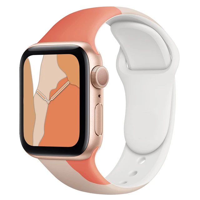 Ремешок для часов Apple Watch Band Black unit 38 мм 42 мм, спортивный браслет для женских часов серии 4 5 SE 6 7 40 мм 44 мм