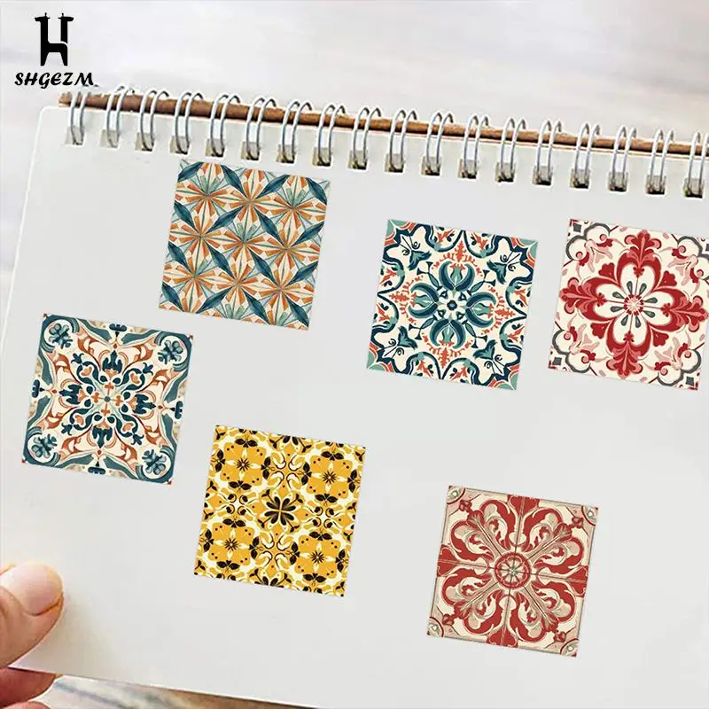 

62Pcs Retro Brick Graffiti Sticker Brick Sticker Car Guitar Suitcase Laptop Decal DIY Diary Notebook Album Refrigerator Sticker