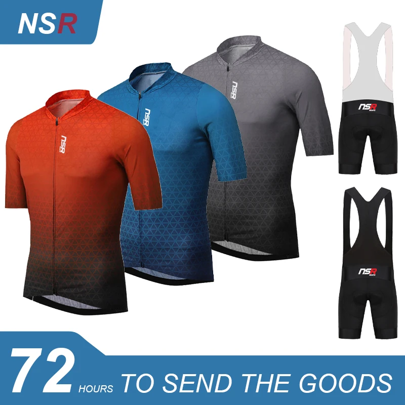 

2023, корейский комплект NSR из Джерси для велоспорта, Мужская быстросохнущая велосипедная одежда, спортивная одежда для верховой езды, летняя ...