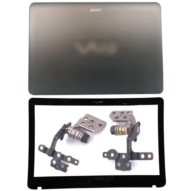 

For Sony Vaio SVF15 SVF152 SVF153 SVF152A23T SVF15 FIT15 Notebook Non-Touch Laptop Case LCD Back Cover/Front Bezel/Hinges Black