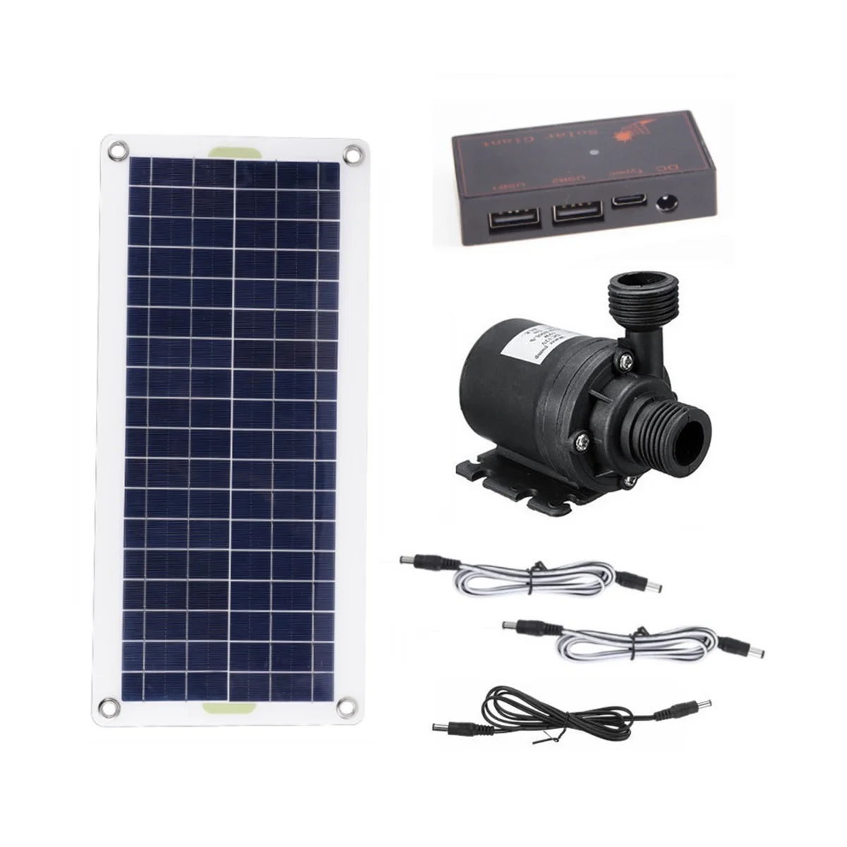 Солнечный водяной насос 50 Вт 800 л/ч 12 В постоянного тока низкий уровень шума для