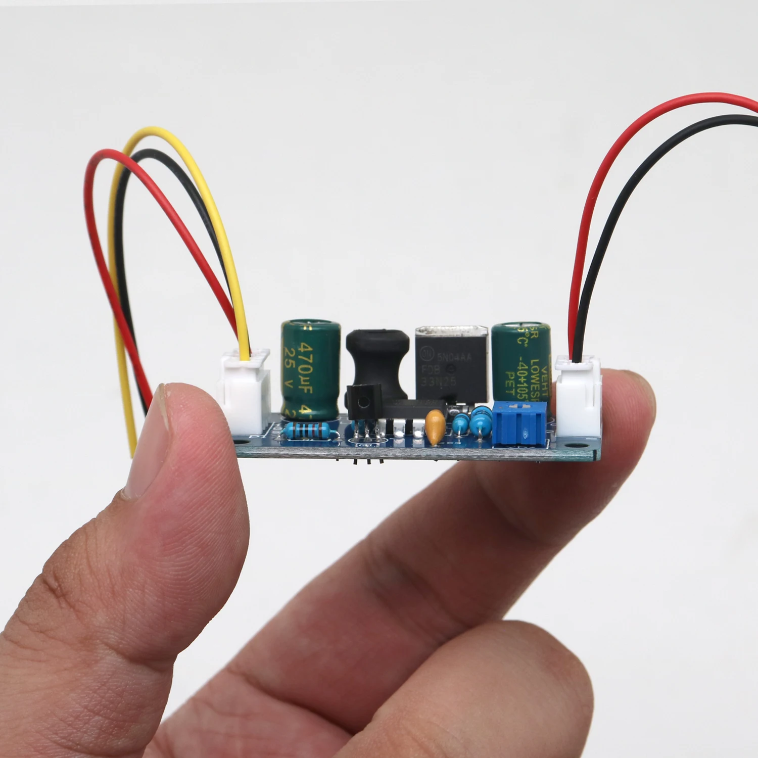Фото Модуль повышения напряжения для Nixie Tube, 12В-24В в 90В-250В, высоковольтный блок питания для часов Magic Eye 6E2 6E1 160В 170В Pro Plus Ultra V2 №2