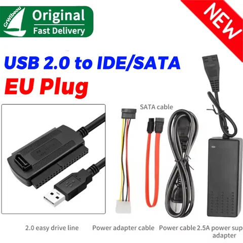 GRWIBEOU Адаптер IDE SATA к USB