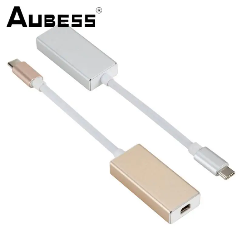 

Переходник USB Type-C на Mini DisplayPort DP C 3.1, поддержка 4K HDTV, переходник «Папа-мама» для Macbook, компьютерные кабели