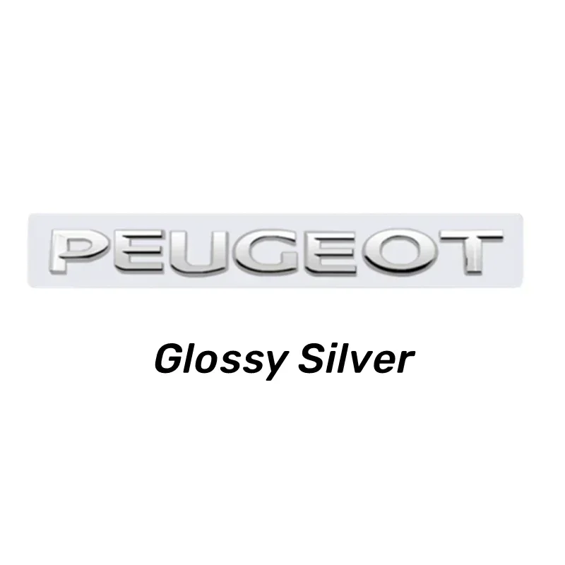

Автомобильная эмблема из АБС-пластика, наклейка на задний багажник для Peugeot 308 408 2008 206 208 307 3008 406 407 207 4007 4008 301 5008 Letter, аксессуары