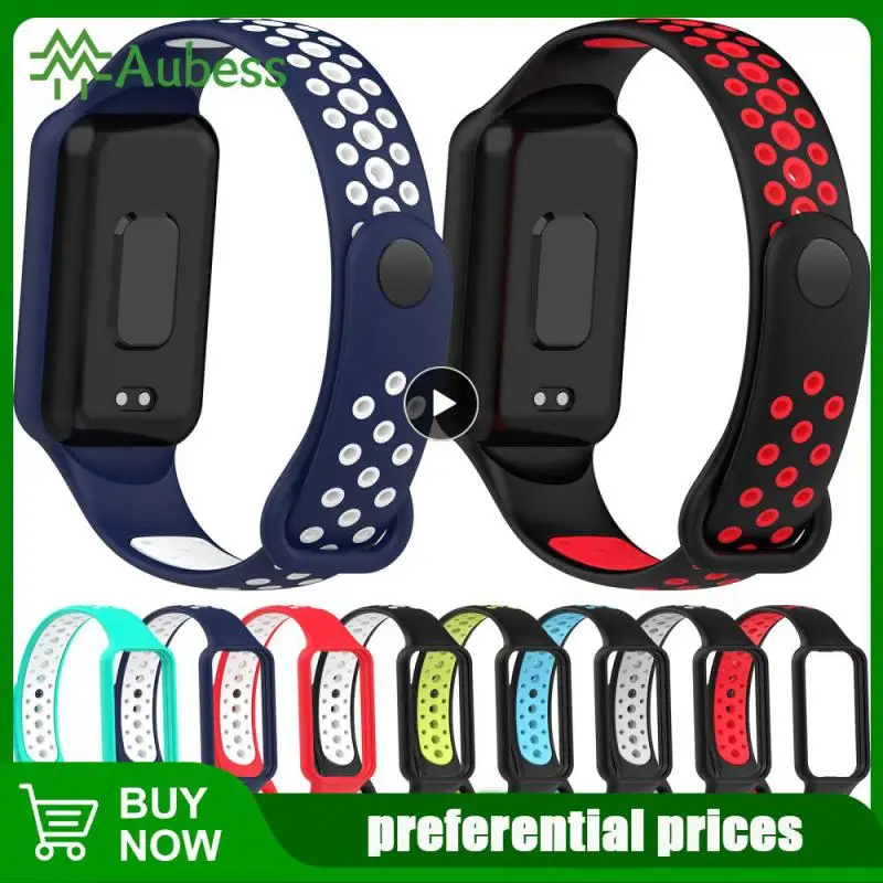 

5.5-8.7 Inches Strap For Redmi Band2 Easy Installation Smartwatch Replacement Wristband Comfortable Lightweight Silicone