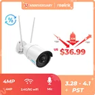 Восстановленная камера Reolink камера WiFi 4MP Беспроводная 2,4G5Ghz Onvif инфракрасное ночное видение IP66 Водонепроницаемая наружная RLC-410W