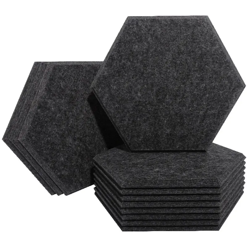 

12pcs Acoustic Panel Sound Proof Wall Panels Acoustic Treatment Sound-absorbing Panels Sound Insulation Home Accessories