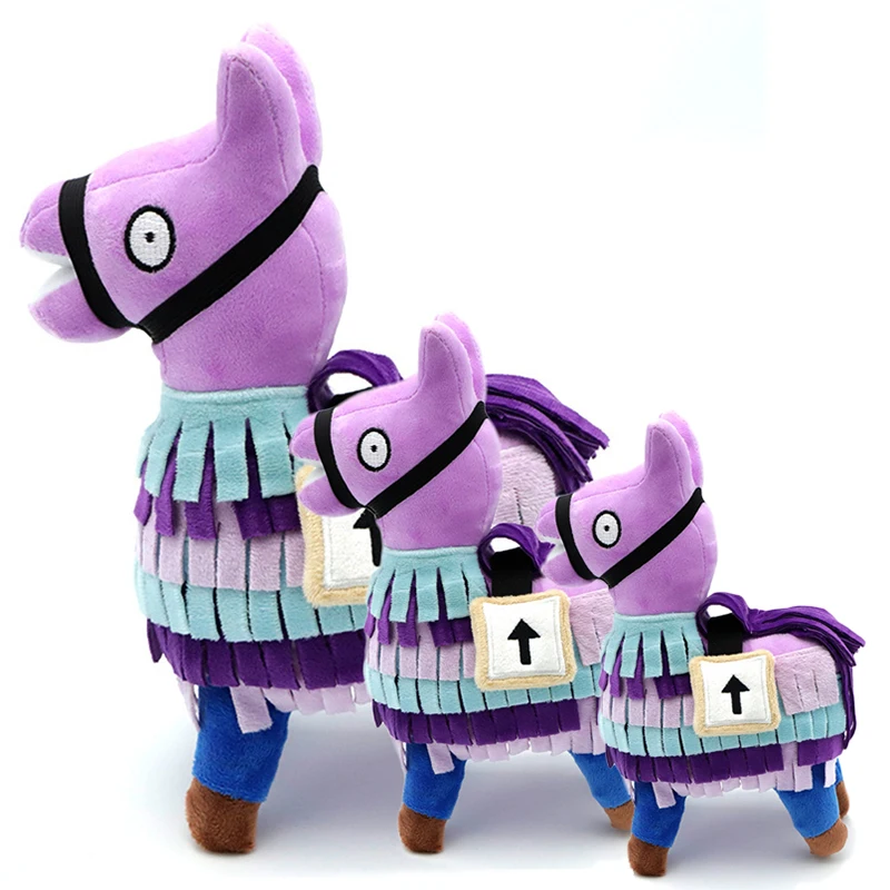 

20/25/34 Cm Fortnite Game Plush Toy Stash Llama Pinatas Soft Alpaca Anime Figure Rainbow Horse Stuffed Toys Kid's Birthday Gift