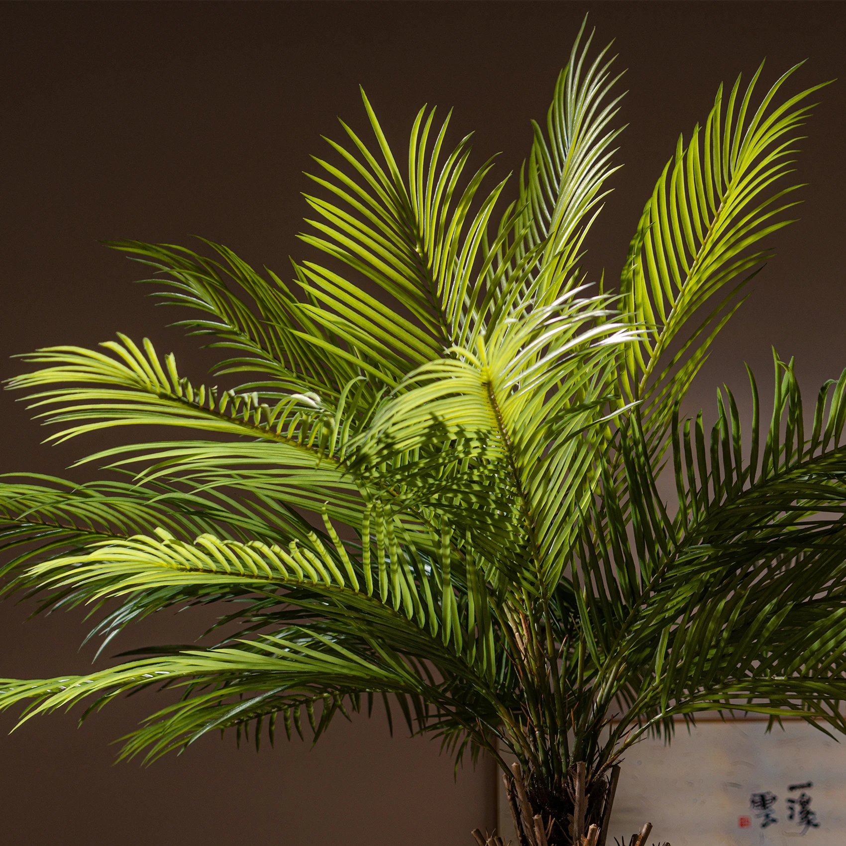 Wyj бионические Зеленые растения Подсолнухи Areca ландшафтные горшки декоративные