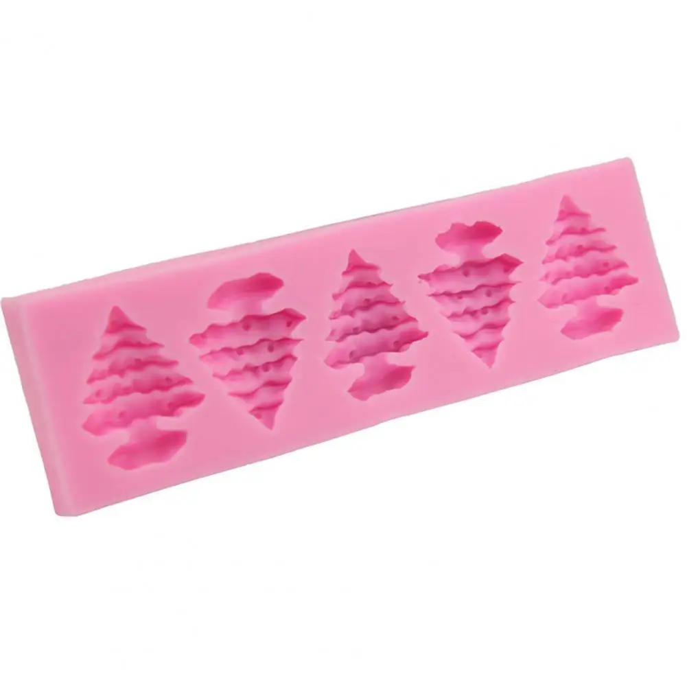 

Silicone Durable Christmas Tree Silicone Cake Mold Portable Candy Mold Food Grade for Home