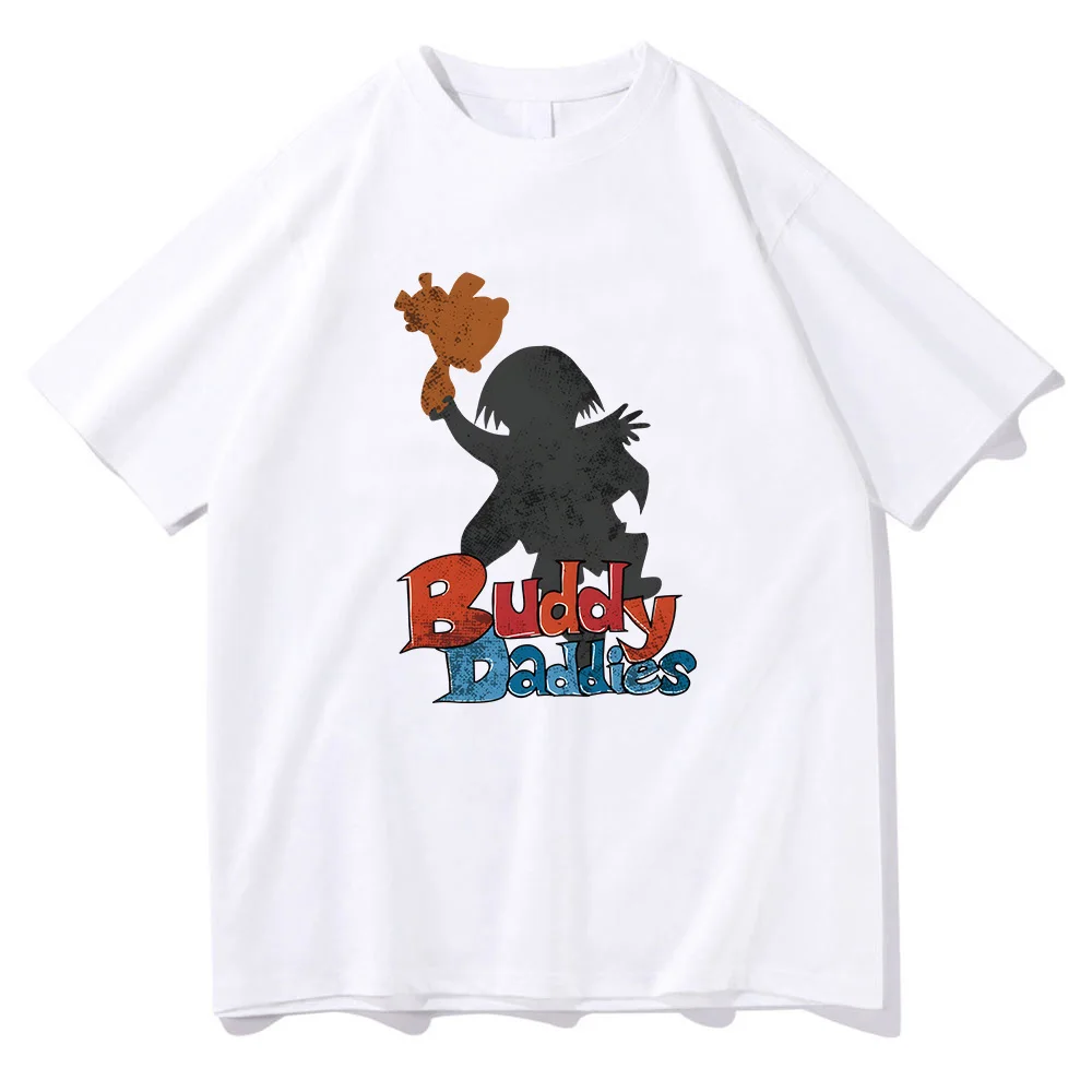 

Buddy Daddies Papa Oversized T Shirts Women/men Cartoon Figure Silhouette Tshirts 100% Cotton T-shirts Individualization Fashion