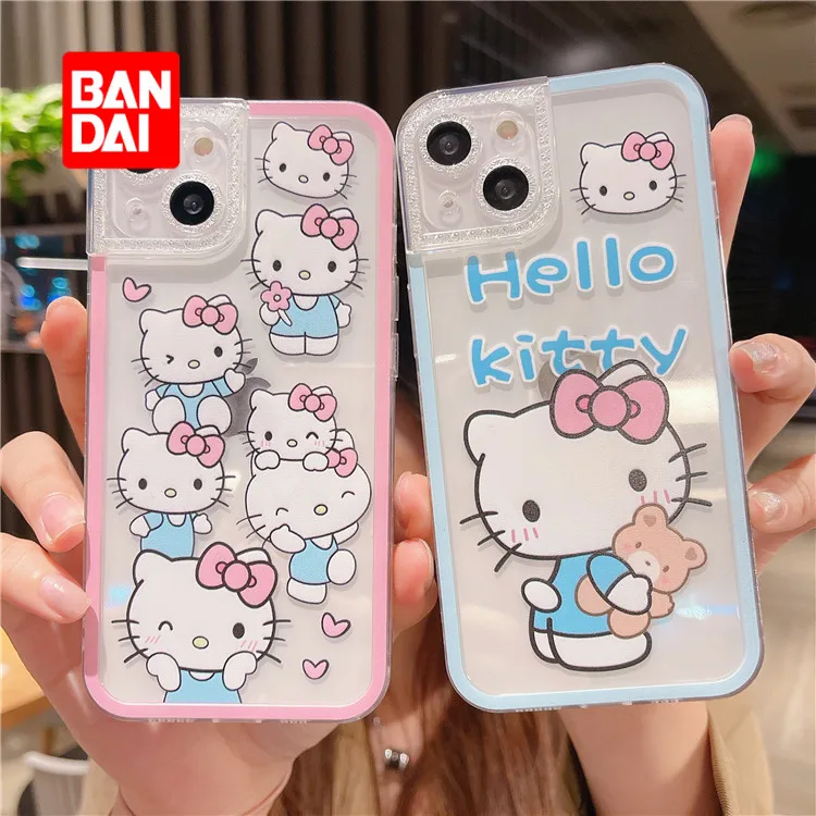 

Bandai Disney Cartoon Phone Case for iPhone 13 13Pro 12 12Pro 11 Pro X XS Max XR 7 8 Plus Kawaii Covers Clear Protective Fundas