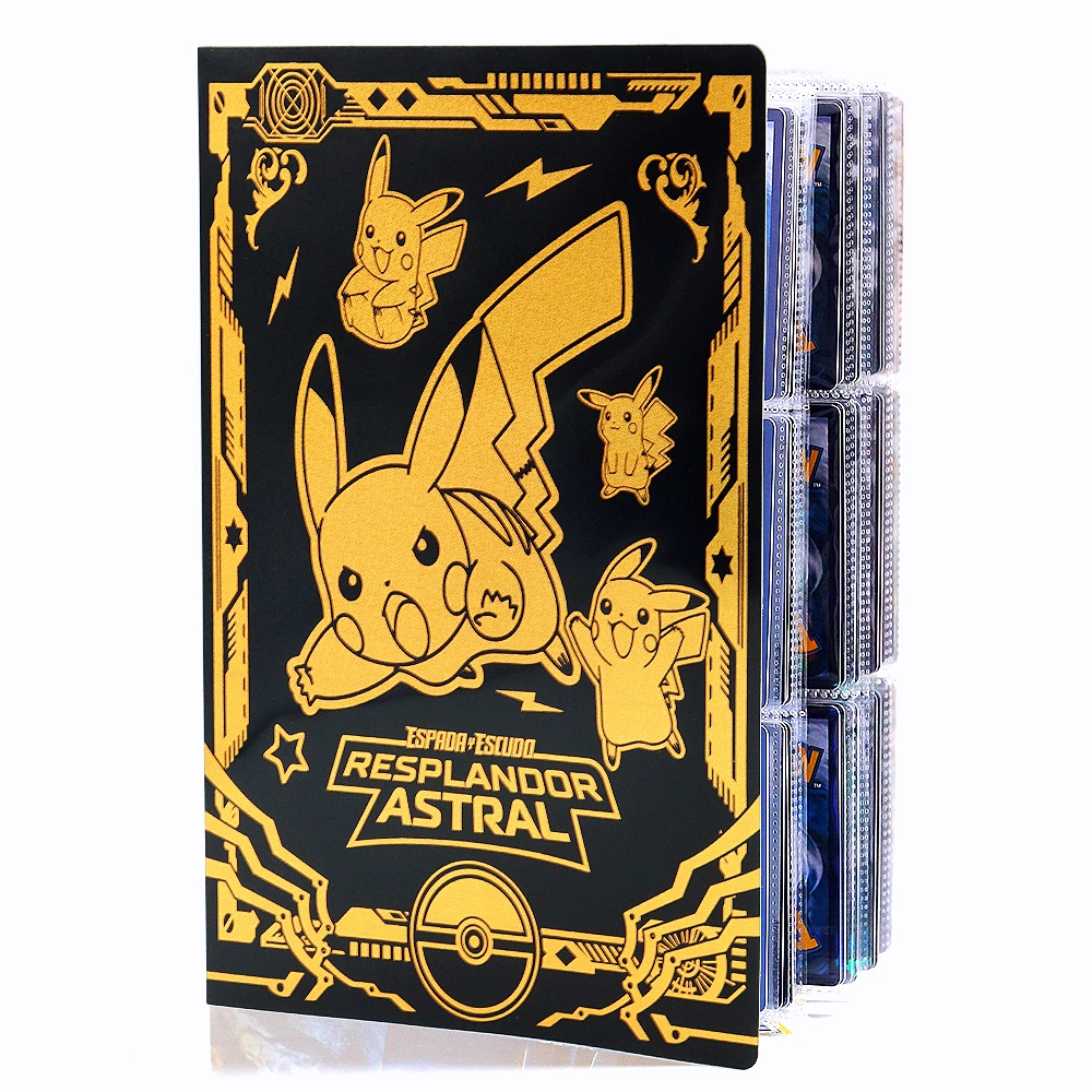 9 Pocket 432 Card Grande Large Pokemon Album Book Cartoon Playing Game Binder Collection Holder Map Folder Loaded List Kids Gift