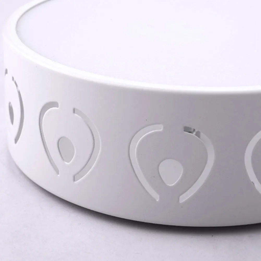 Светодиодный современный потолочный светильник акриловый круглый полый