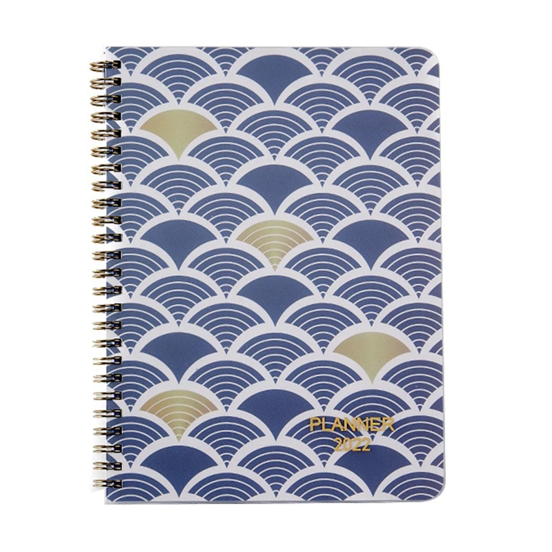 

A5 2022 Planner English Version Schedule Notebook Goal Habit Schedule Coil This Stationery Office School Supplies