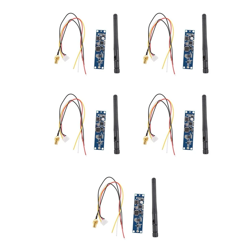 

FULL-5Pcs/Lot Wireless DMX Module Board With Antenna LED Wifi Controller 2 In 1 Transmitter & Receiver For Professional Stage