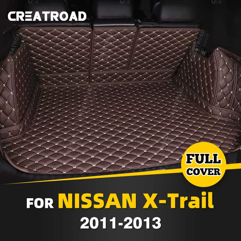 

Auto Full Coverage Trunk Mat For Nissan X-Trail 2011-2013 12 Car Boot Cover Pad Interior Protector Accessories