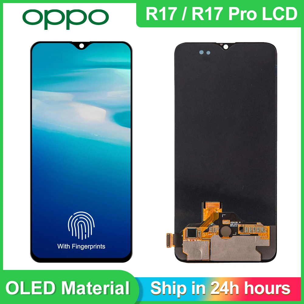 

SUPER AMOLED дисплей 6,4 дюйма для OPPO R17, ЖК-дисплей для замены ЖК-экрана OPPO R17 Pro