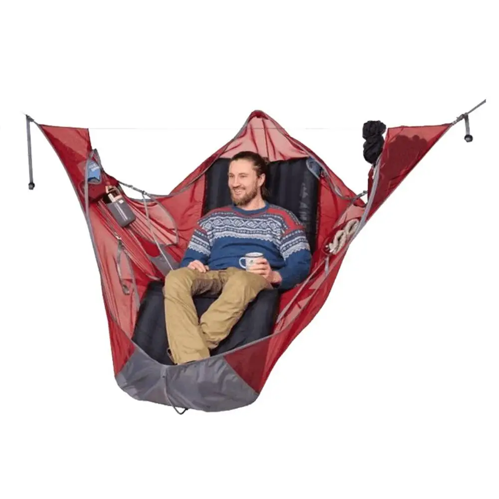 

Portable Camping Hammock Outdoor Multi Person Tear Proof Waterproof Sleep Hammock Tent Suspension Kit