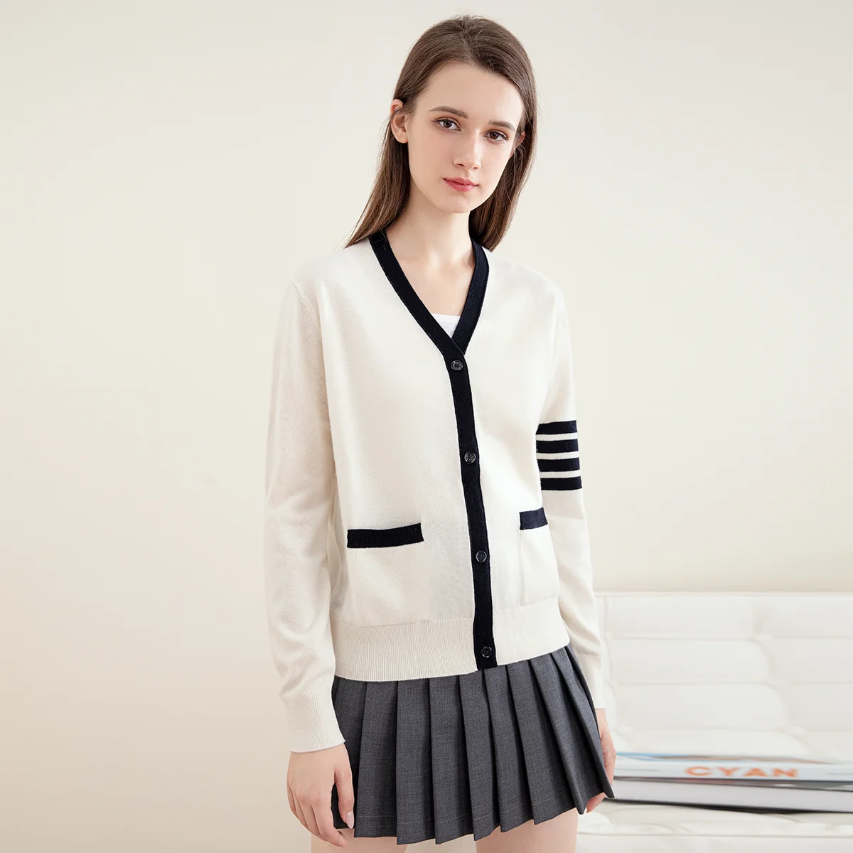 Женский кардиган из кашемира