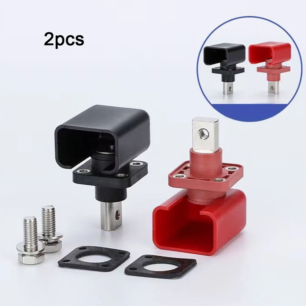 

New Durable High Quality Terminal Post Post Storage Durable Red+Black Terminal Battery 200A All Copper Connector
