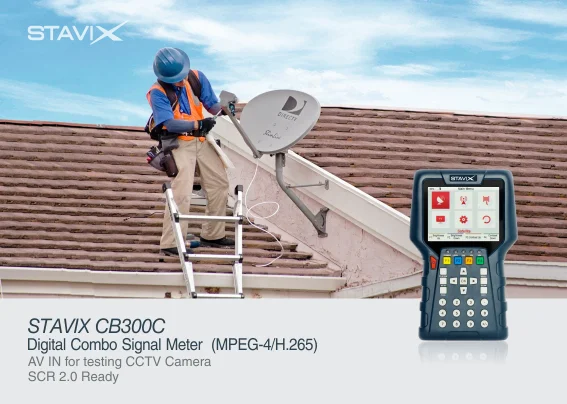 STAVIX CB300C 3,5 дюймовый MPG4 спутниковый + наземный + кабель комбинированный спутниковый искатель цифровой Ce