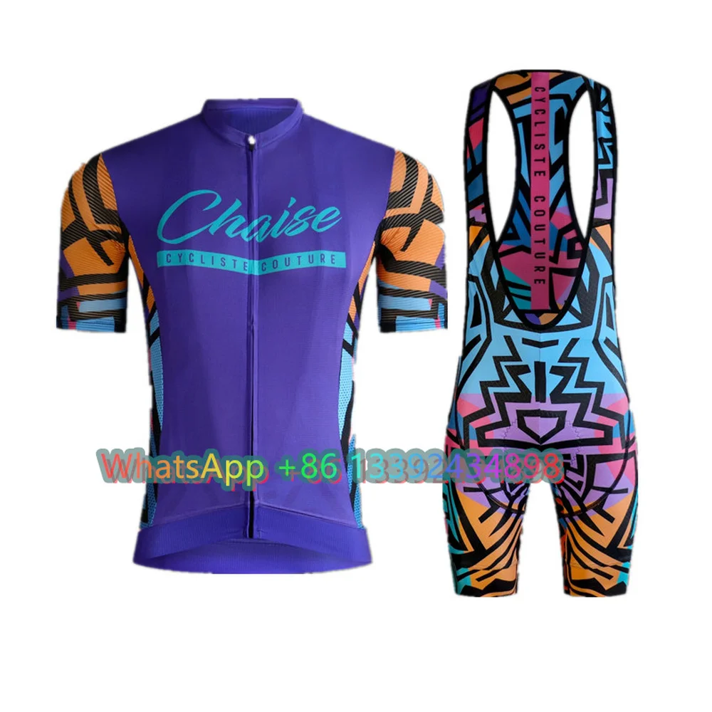 

New Men's Chaise Fashion Summer Pro Team Cycling Jersey Set Bicycle MTB Racing Bike Outdoor Sports Clothing Maillot Ciclismo
