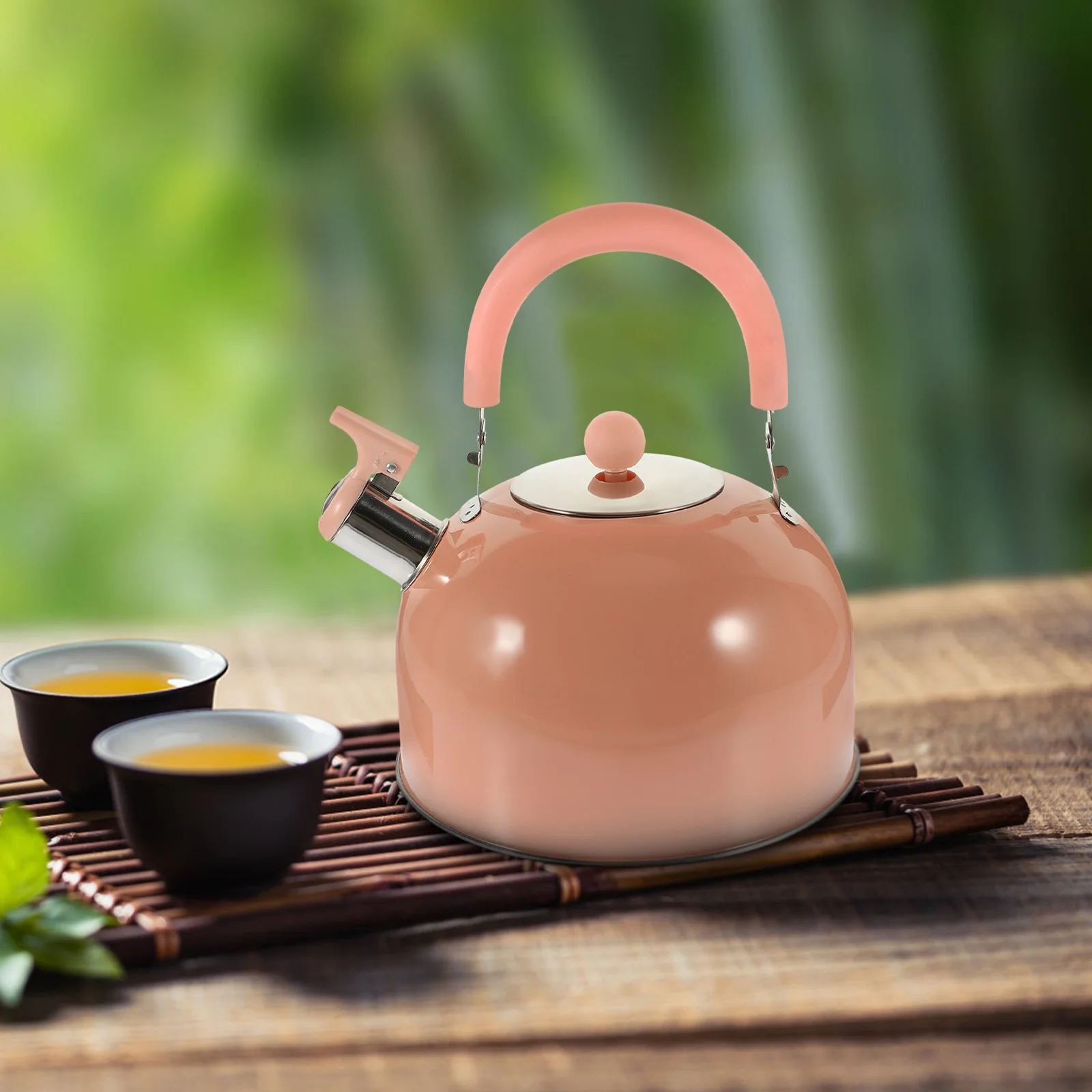 

Buzzing Kettle Stainless Steel Convenient Tea Pot Water Heater Stovetop Kitchen