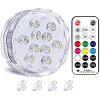 

Qoolife Magnetic Submersible Light for Pool, Hot Tub & Party (3.3” 1-Pack)