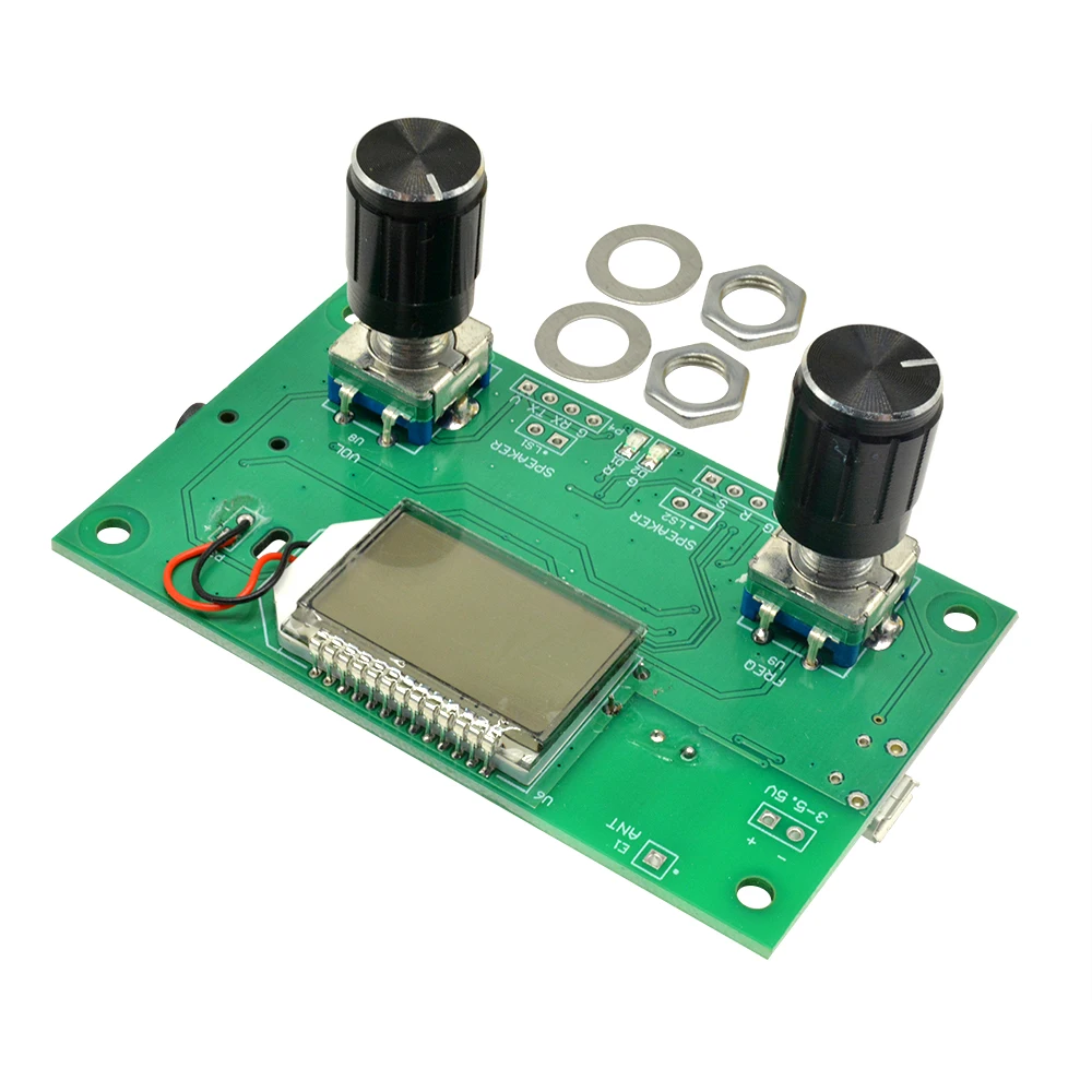 

FM Radio Receiver Module 87-108MHz Frequency Modulation Stereo Receiving Board With LCD Digital Display 3-5V DSP PLL