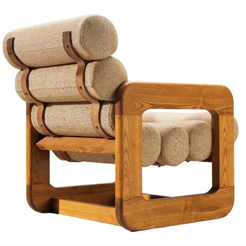 Новый диван для отдыха из массива дерева в скандинавском стиле белое восковое