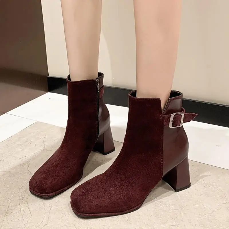 Rock Shoes женские резиновые сапоги зимняя обувь ботинки на молнии роскошные