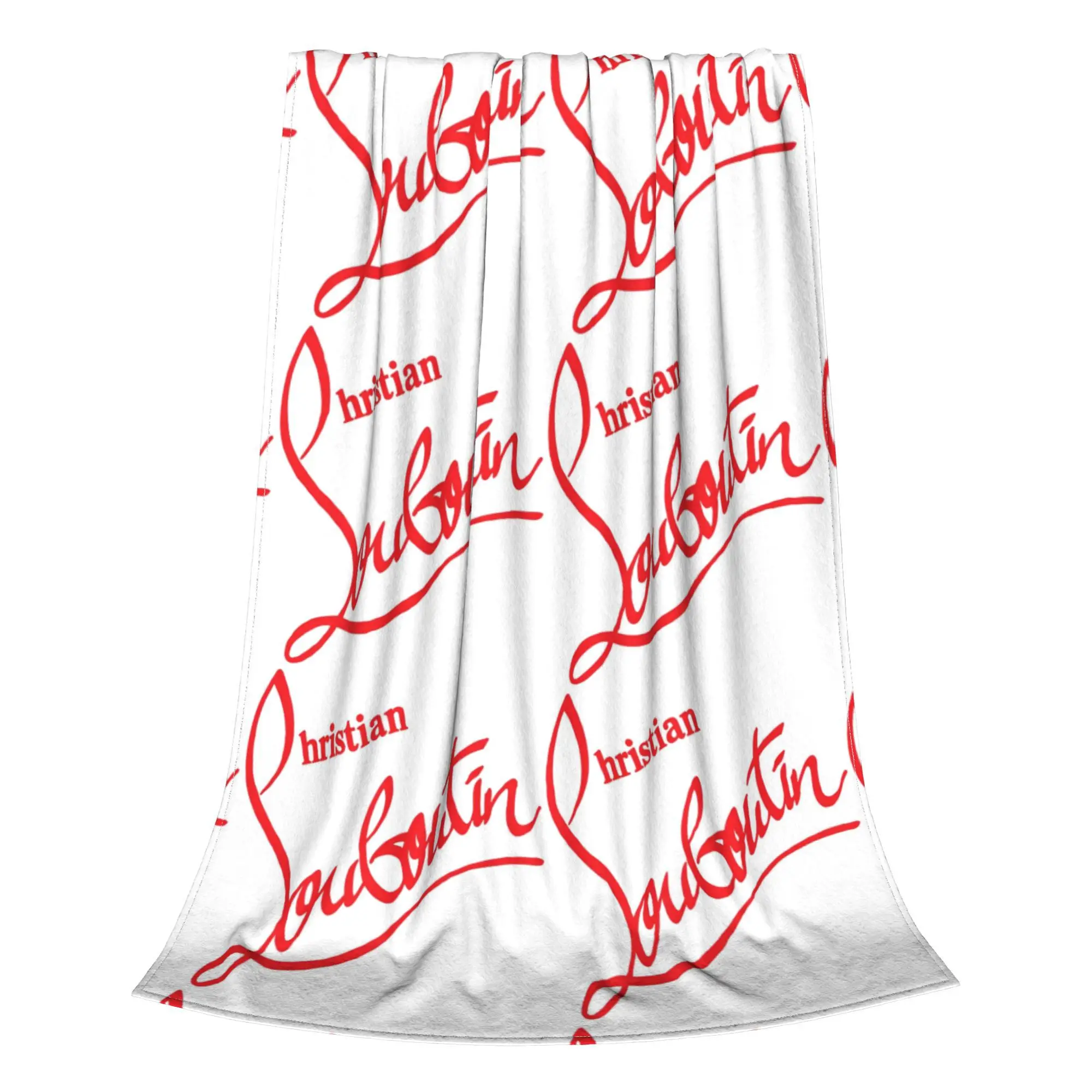 Одеяла Люboutins на высоком каблуке Christians фланелевые мягкие пледы с логотипом для