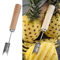 pineapple peeler sharp mouth stainless steel pineapples clip pineapple knife pineapple shovel fork ananas peeling spiral cutter