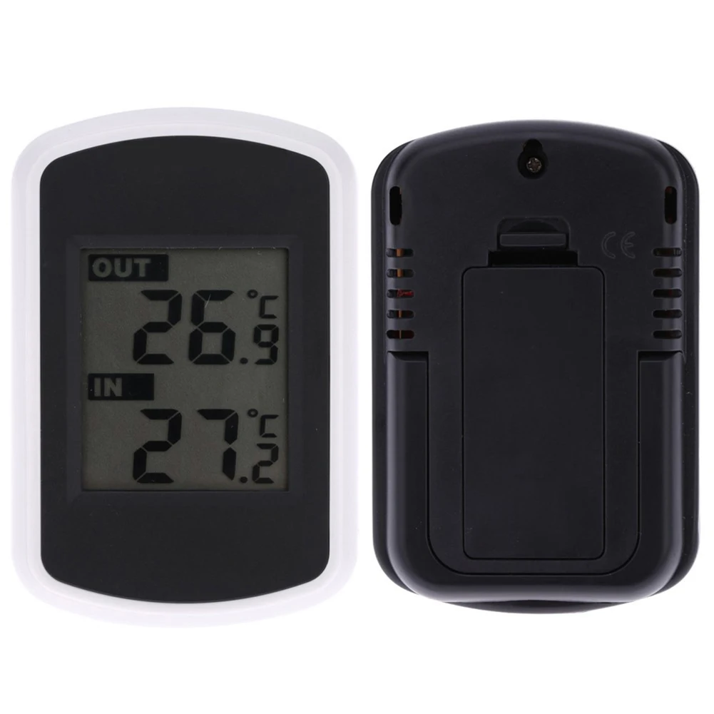 

Беспроводной цифровой термометр с ЖК-дисплеем для наблюдения за температурой в помещении и на улице удобные и надежные измерения