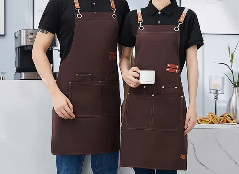 

Водонепроницаемый кухонный фартук холст