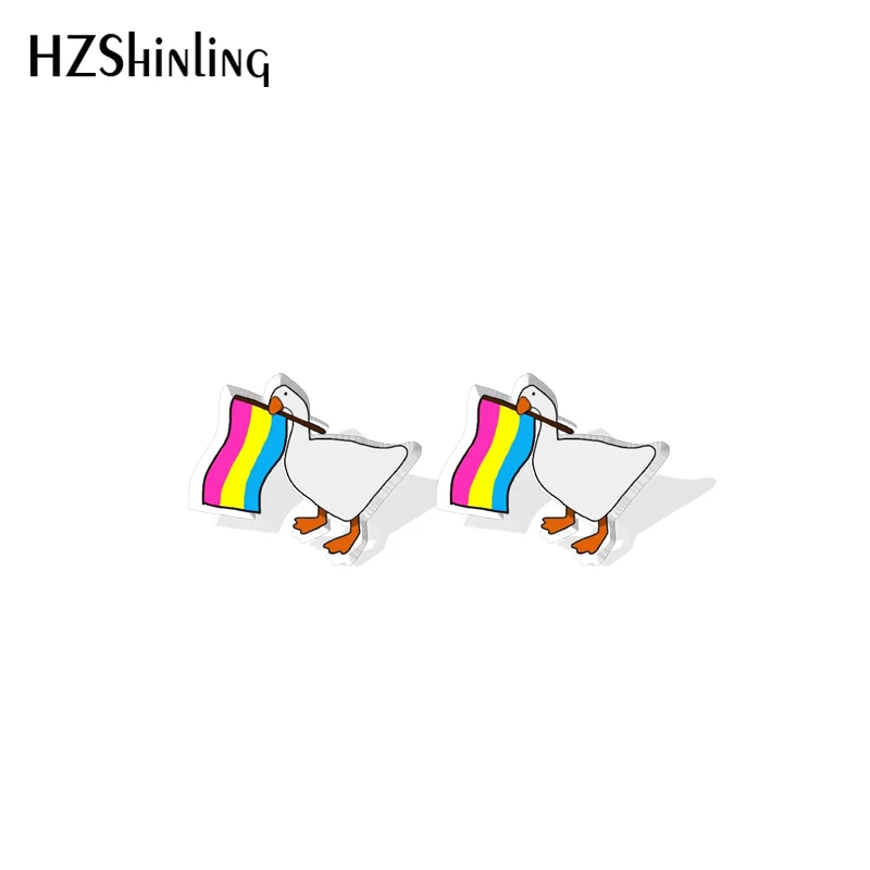 2023 мультяшный флаг с гусиной гордостью акриловая искусственная эпоксидная смола