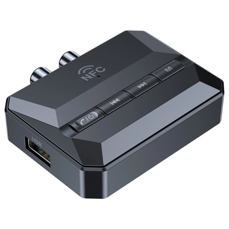 

T59NFC Wireless Adapter with RCA Output Bluetoothcompatible5.3 Receiver