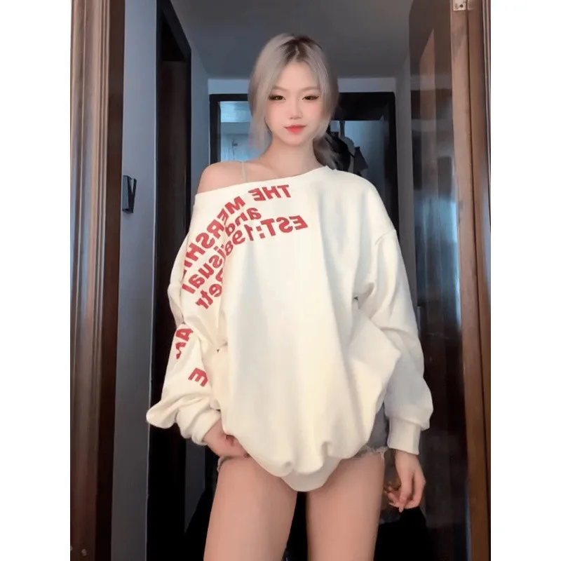 Cosmo 2024 новая толстовка большого размера в стиле хип-поп с принтом High Street для