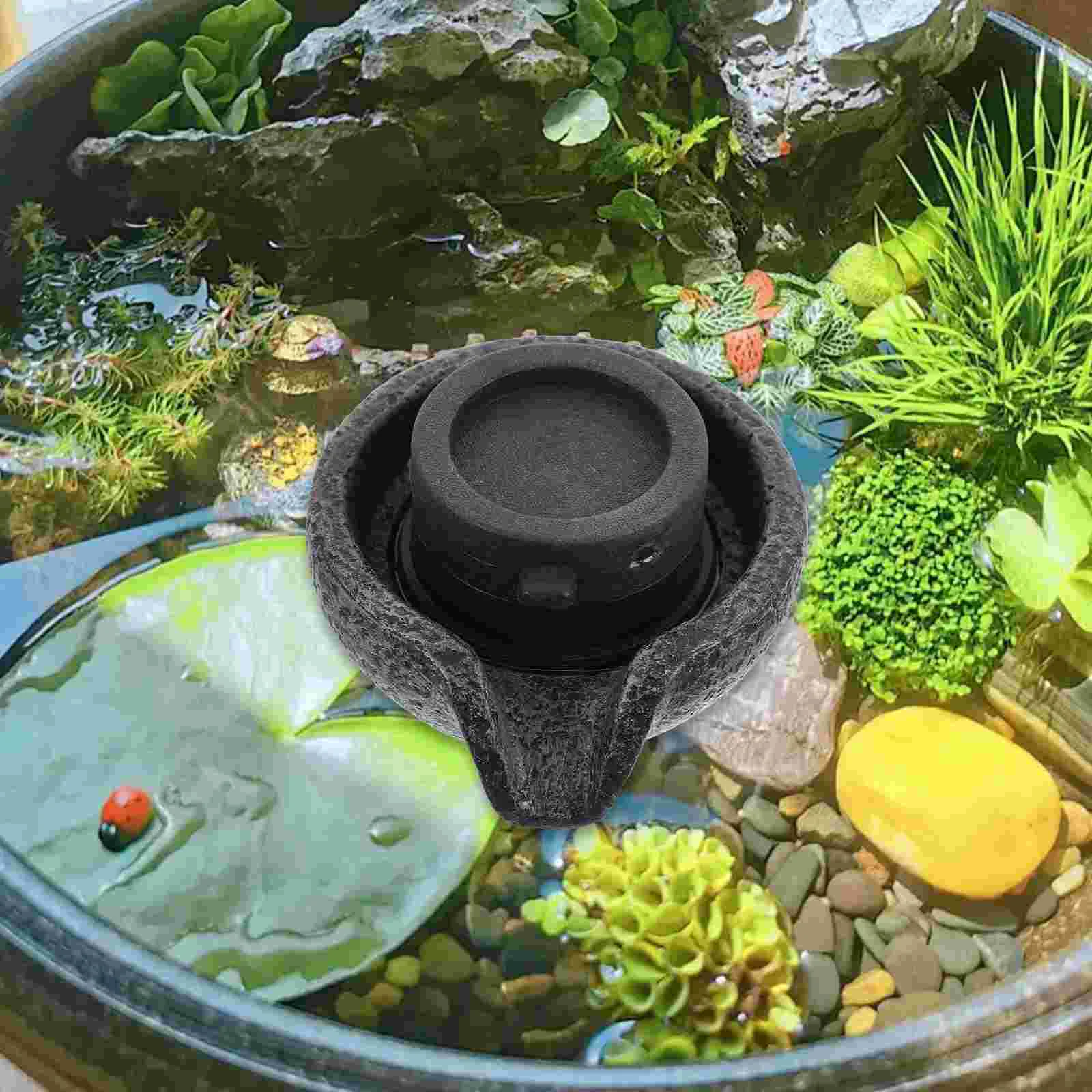 Рокарий фонтан настольная вода Крытый водопад уличные украшения садовая статуя