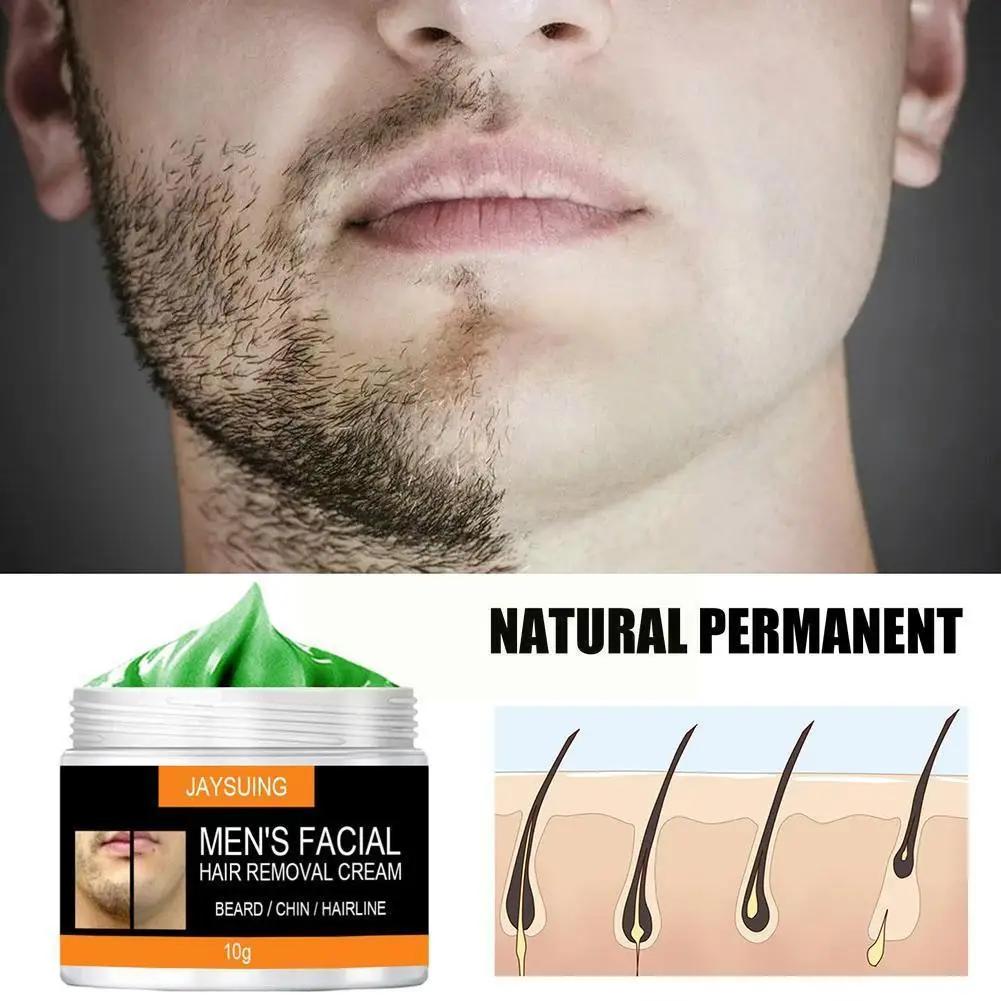 

10/20/30/50g Hair Removal Cream Men Beard Body Painless Tool Painless Beard Soothing Hair Removal Inhibitor Shaving L5t2