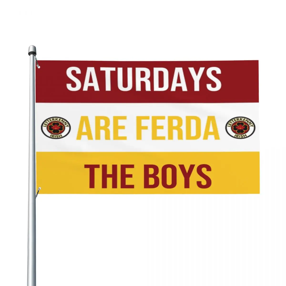 Односторонний флаг Saturdays Are Ferda Boys из полиэстера