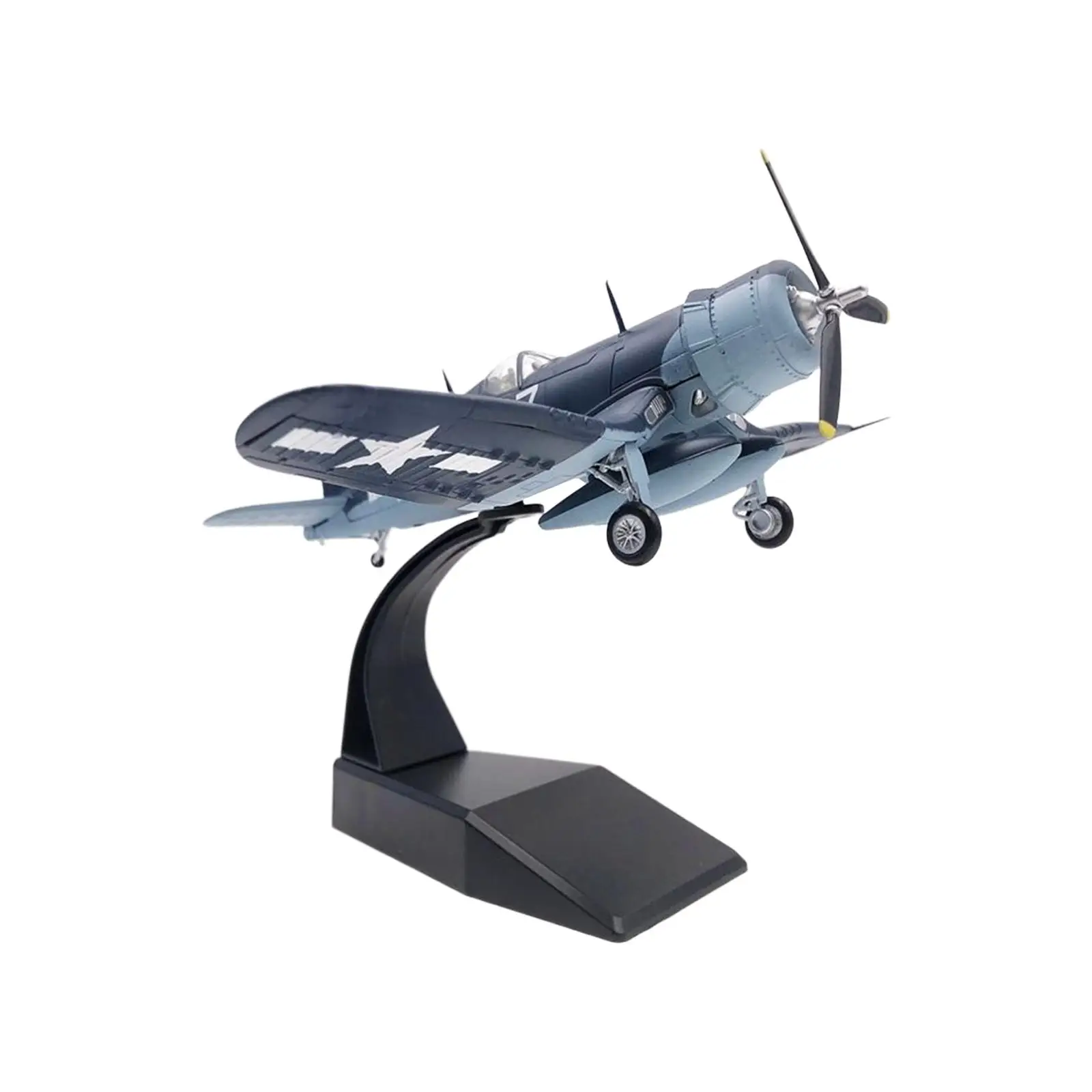 

Simulation 1:72 Aircraft Model with Display Base Tabletop Decor Gift Collection Retro Plane Model for Living Room Home Bookshelf