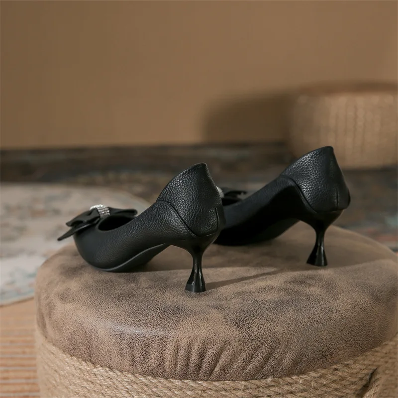 Pumps Women Shoes High Heels Loafers Slip on Luxury Mules Elegant Designer Shoes Slip on Pointed Toe Fashion Ladies Oxford Style