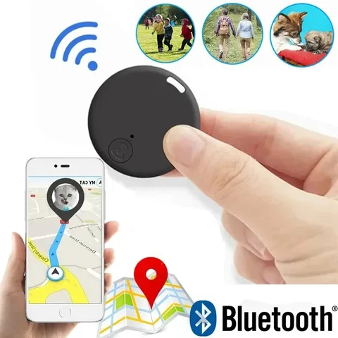 Умный мини GPS-трекер Bluetooth 5,0 для кошек и собак, антибликовый локатор для домашних животных, товары для домашних животных, кошелек, ошейник, устройства слежения, аксессуары