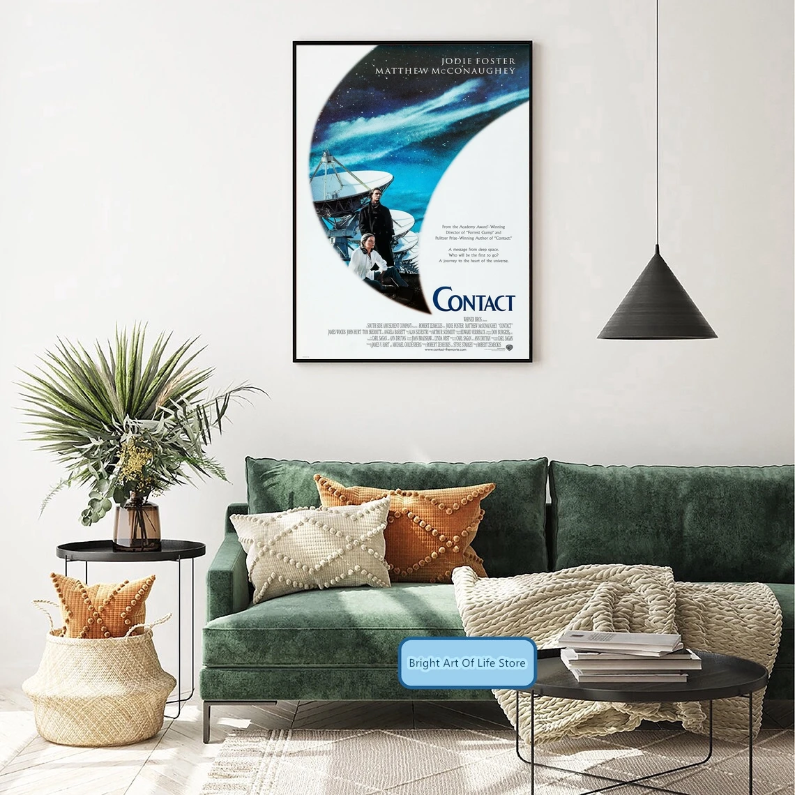 Контакт (1997) фильм плакат Обложка фото печать на холсте настенное искусство