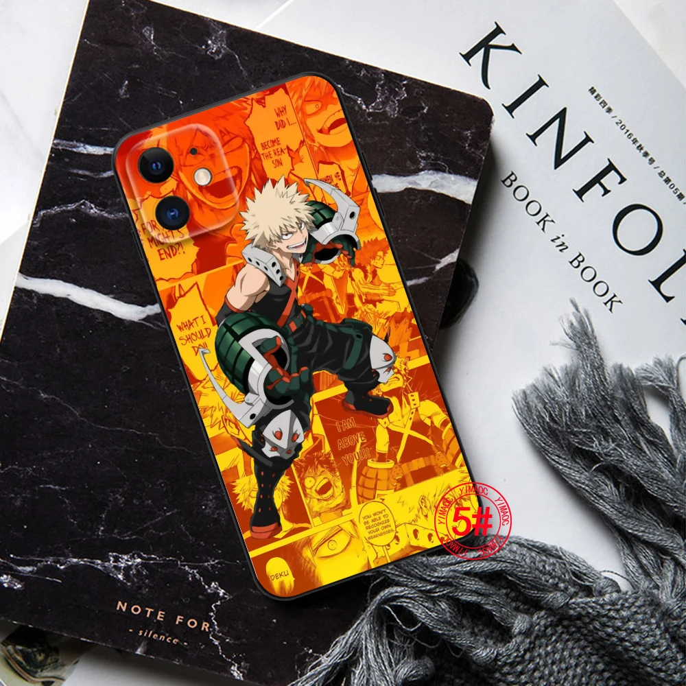 16YIU art my hero academia Мягкий чехол для Redmi Note 11 11S 10 10T Pro Max 10S 9T 9 9S 8 8T 7 Xiaomi Mi 11I 12 12X